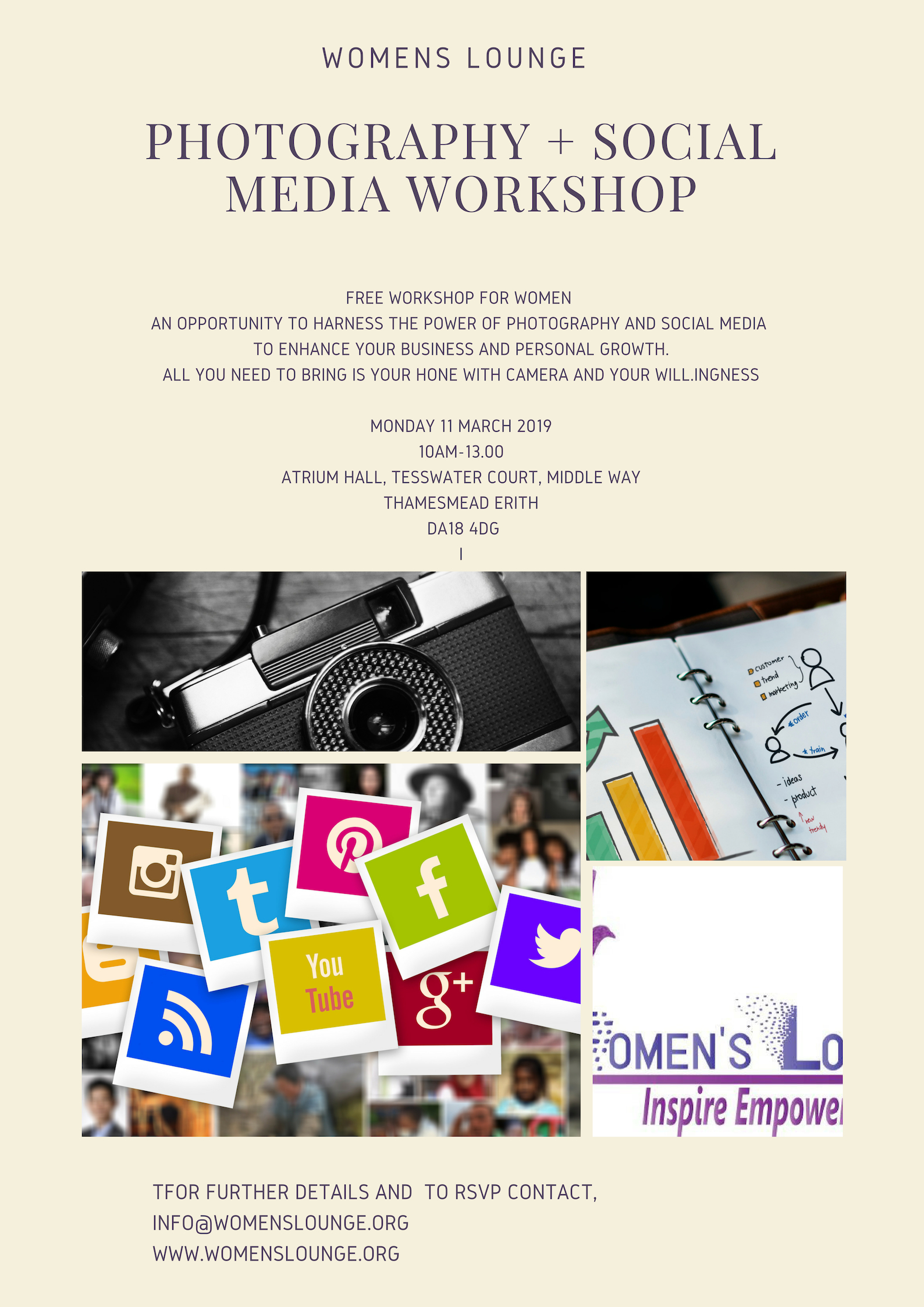 Photography Workshop 11 March 2019